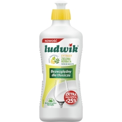 LUDWIK płyn do naczyń 900g - cytrusy z zieloną herbatą